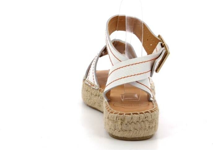 Kickers Comfort Sandalen Kick Parezi Pg White Dames