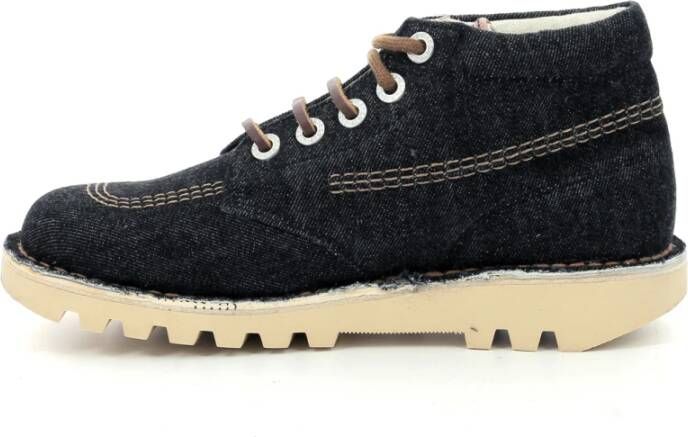 Kickers Comfort Veterschoenen Black Heren