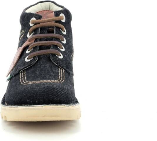 Kickers Comfort Veterschoenen Black Heren