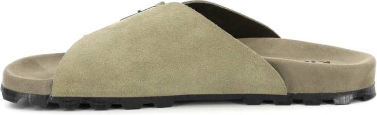 Kickers Comfortabele Esther Mules Green Dames