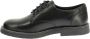 Kickers Comfortabele Leren Derby Schoenen Black Dames - Thumbnail 5