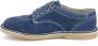 Kickers Comfortabele Leren Derby Schoenen Blue Dames - Thumbnail 4