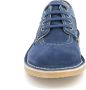 Kickers Comfortabele Leren Derby Schoenen Blue Dames - Thumbnail 5