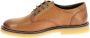 Kickers Comfortabele Leren Derby Schoenen Brown Dames - Thumbnail 5