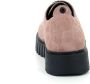 Kickers Comfortabele Leren Derby Schoenen Pink Dames - Thumbnail 4