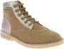Kickers Comfortabele Leren Laarzen Kicklegend Brown Dames - Thumbnail 3