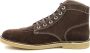 Kickers Comfortabele Veterschoenen van Leer Brown Heren - Thumbnail 3