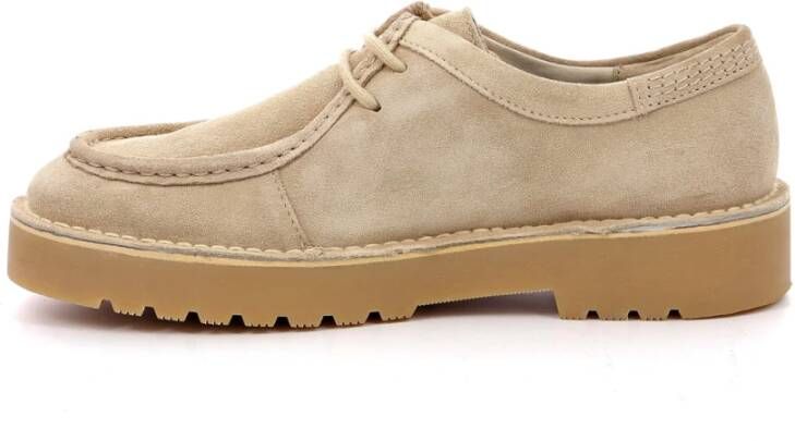 Kickers Daltrey Low Derby Schoenen Beige Heren