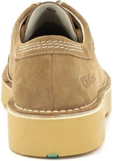 Kickers Daltrey Low Derby Schoenen Brown Heren