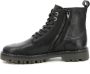 Kickers Decklock Laarzen Leer Veters Rits Black Dames - Thumbnail 10