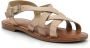 Kickers Comfort Leren Sandalen Kick Diana Yellow Dames - Thumbnail 3