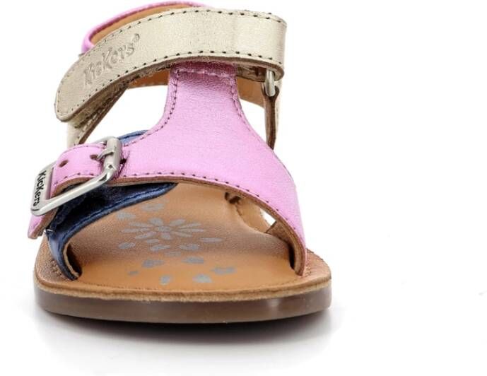 Kickers Diazz Leren Sandalen Multicolor Dames