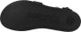 Kickers Elegant Buckle Flat Sandals Black Dames - Thumbnail 12