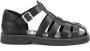 Kickers Comfort Leren Sandalen Black Dames - Thumbnail 3