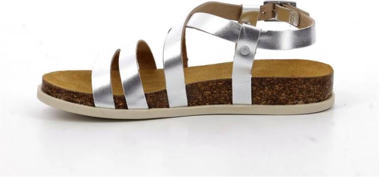Kickers Flat Sandals Kick Alice Grijs Dames