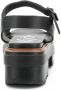 Kickers Flat Sandals Black Dames - Thumbnail 3