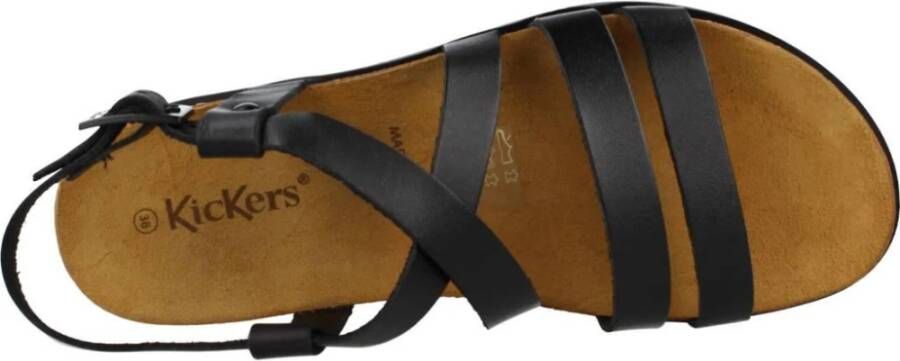 Kickers Gesp Platte Sandalen