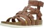 Kickers Comfort Leren Sandalen Kick Alexa Brown Dames - Thumbnail 4