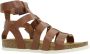Kickers Comfort Leren Sandalen Kick Alexa Brown Dames - Thumbnail 6