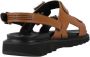 Kickers Comfort Leren Sandalen Neosummer Gesp Red Dames - Thumbnail 8