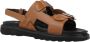 Kickers Comfort Leren Sandalen Neosummer Brown Dames - Thumbnail 6