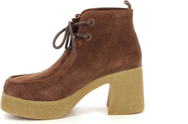 Kickers Heeled Boots Bruin Dames