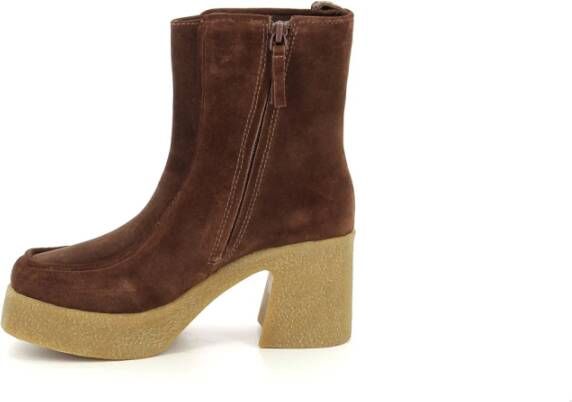 Kickers Heeled Boots Bruin Dames