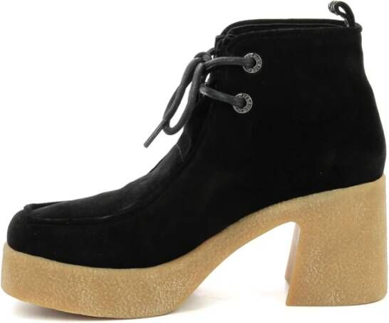 Kickers Heeled Boots Zwart Dames