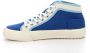Kickers Hoge Top Sneakers Arveiler Blue Dames - Thumbnail 5