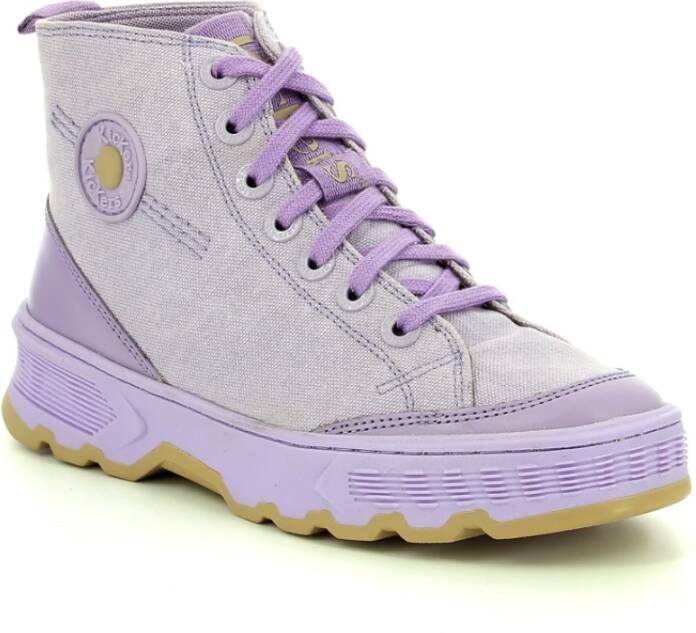 Kickers Hoge Top Sneakers Kick Way Purple Dames