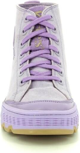 Kickers Hoge Top Sneakers Kick Way Purple Dames