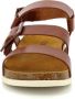 Kickers Comfort Leren Sandalen Kick Alana Brown Dames - Thumbnail 11