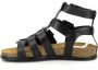 Kickers Kick Alexa Flat Sandals Zwart Dames - Thumbnail 5