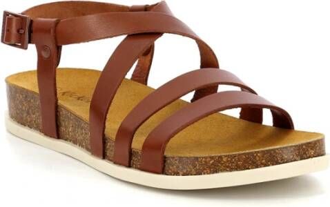 Kickers Kick Alice Flat Sandals Bruin Dames