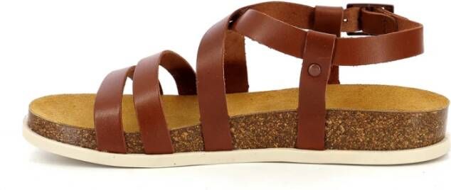 Kickers Kick Alice Flat Sandals Bruin Dames