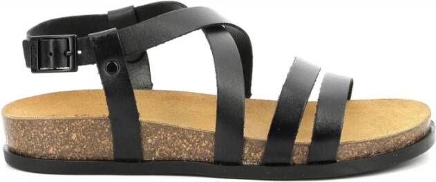 Kickers Kick Alice Flat Sandals Zwart Dames