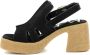 Kickers Comfort Leren Sandalen Black Dames - Thumbnail 10