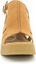 Kickers Comfort Leren Sandalen Brown Dames - Thumbnail 11