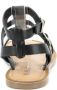 Kickers Kick Dazed Flat Sandals Zwart Dames - Thumbnail 4