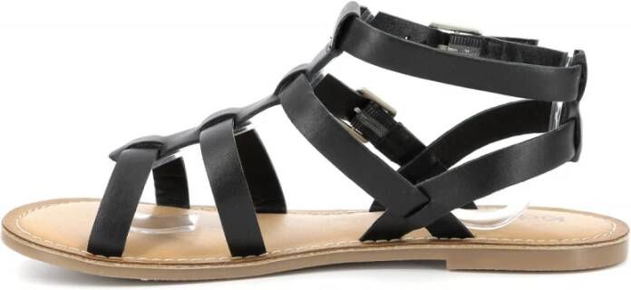 Kickers Kick Dazed Flat Sandals Zwart Dames