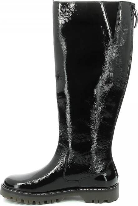 Kickers Kick Deckboot High Boots Zwart Dames