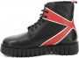 Kickers Fabuleuze Leren Veterschoenen Black Dames - Thumbnail 4