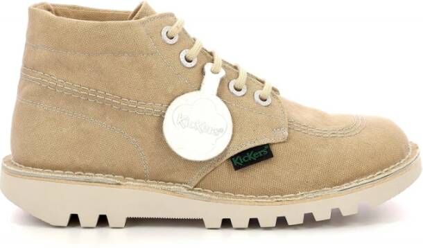 Kickers Kick Hi Lace-up Boots Beige Dames