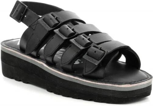 Kickers Kick Hi Sunny Flat Sandals Zwart Dames