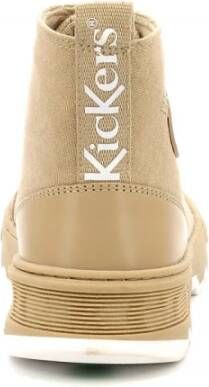 Kickers Kick Way Lace-up Boots Beige Dames
