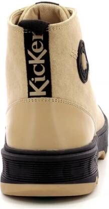 Kickers Kick Way Lace-up Boots Beige Heren