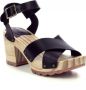 Kickers Kick Wise High Heel Sandals Black Dames - Thumbnail 3