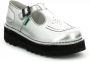 Kickers Kickoustrap Sneakers Grijs Dames - Thumbnail 3