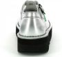 Kickers Kickoustrap Sneakers Grijs Dames - Thumbnail 4
