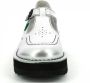 Kickers Kickoustrap Sneakers Grijs Dames - Thumbnail 6